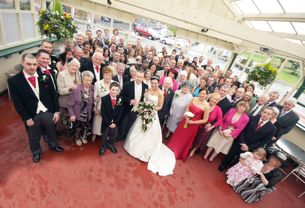 The Wedding of Claire & Stephen at Aintree Racecourse, Liverpool
