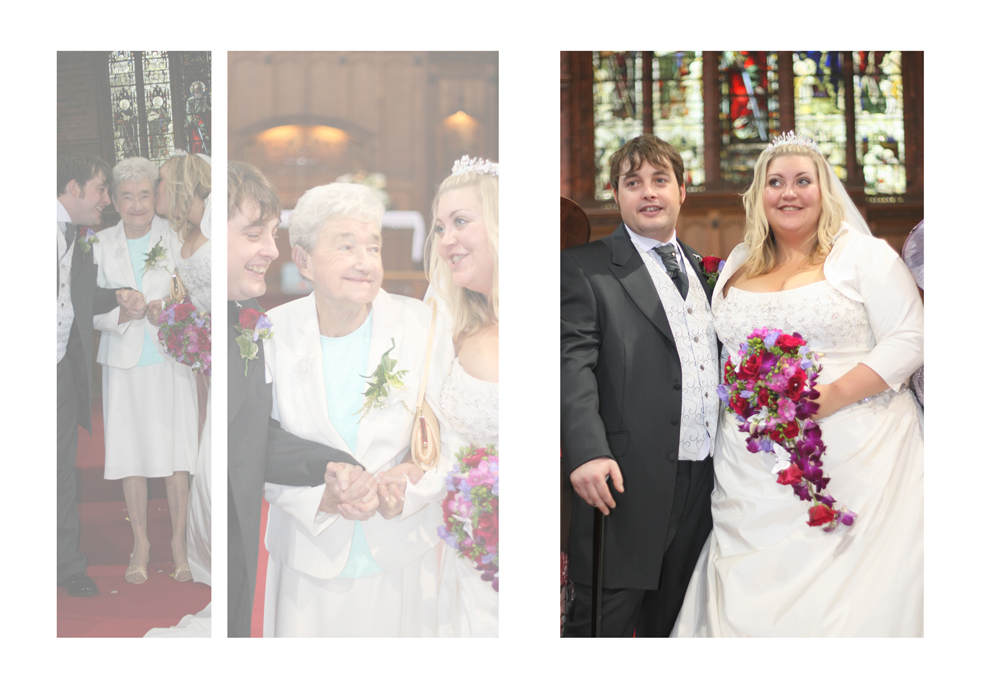 Kate & Alan Wedding St Pauls Church in Widnes and following reception at The Marriott, Speke